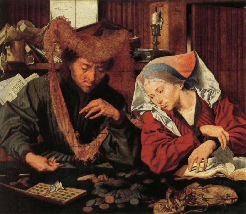 Marinus van Reymerswaele A Moneychangr and His Wife China oil painting art